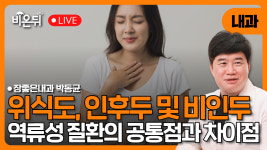 역류성질환의 공통점 및 차이점 – 위식도·인후두·비인두 / 장좋은내과 박동균