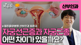 [제주] 자궁선근증과 자궁근종의 차이가 무엇일까요? / 제주중앙병원 산부인과 최준국