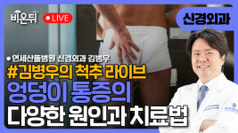 [김병우의 척추 라이브]실제 환자 사례로 살펴 보는 엉덩이 통증의 다양한 원인과 치료 /연세산돌병원 신경외과 김병우