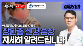 [대한정형외과학회] 상완총 신경 손상 / 나은필병원 정형외과 김종필