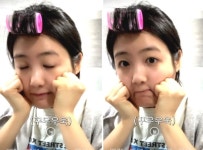 볼 빵빵한 인간 다람쥐 같은 모습으로 귀엽게 얼굴 부기 빼는 신예은 (영상)