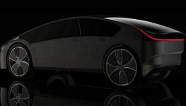 애플서 개발 중인 올블랙 애플카 컨셉 디자인 유출됐다