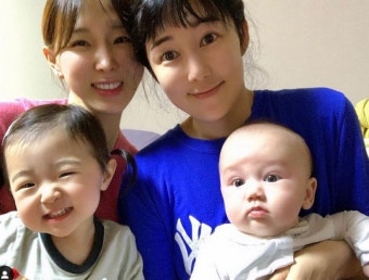 엄마 슈퍼맨으로 '슈돌' 출연해 잘생긴 아들 젠 공개하는 사유리