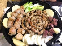 흐리고 비 오는 날 친구랑 먹으면 소주 3병 순삭하는 고소쫄깃 곱창+막창 모듬구이