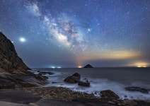 카메라 없이도 영롱한 은하수 두눈에 가득 담을 수 있는 전남 청산도의 밤풍경