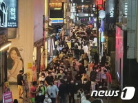 감성주점 원정 온 서울 손님들로 가득 찬 천안 두정동 유흥가 상황