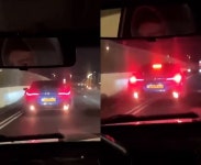 속도 자랑하려고 풀 악셀 밟다 불난 줄도 모르고 달리는 2억짜리 BMW (영상)