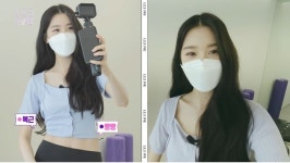 필라테스 하는 와중에도 본투비 아이돌 비주얼 뽐내는 장원영 (영상)