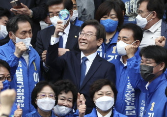 이재명 인천 계양을 출마 선언에 벌써부터 '밭갈이' 할 준비하는 개딸들