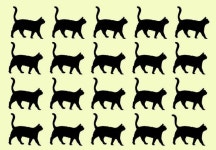 10초 안에 이 그림에서 다른 고양이 찾으면 눈썰미 상위 1%다