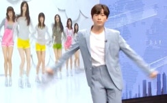 소녀시대 컴백 소식 전하며 생방 도중 발랄하게 Gee 춘 남자 아나운서 (영상)