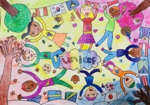 내가 살고 싶은 우리 동네 주제로 아이들이 그린 그림 공모한 유니세프 달력 그림 그리기 수상작은?