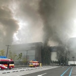 대전 현대 프리미엄 아울렛 화재 발생...검은 연기 치솟아