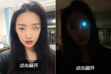 18살에 교통사고로 한쪽 눈 잃자 직접 제작한 레이저 의안 끼고 인기 폭발한 여성