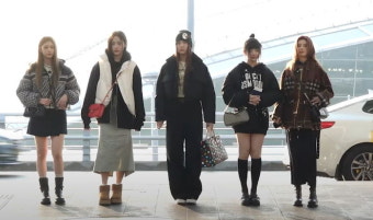 '조명·포샵'발 절대 못 받는 공항에서 직캠 찍힌 뉴진스, 실제 비주얼 들통났다 (영상)