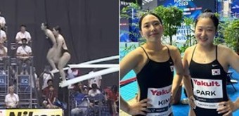 여자 다이빙 김수지·박하름, 여자 싱크로 3m 동메달 획득