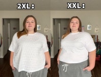 XXL, 2XL는 사실 다른 사이즈...차이 실제로 확인해봤더니 (영상)