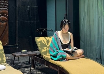 '쌍둥이 임신' 레이디제인, 남편 임현태와 발리 태교 여행