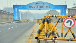 하늘의 뜻... 유튜브보다 통일대교 무단진입 시도한 20대 남성