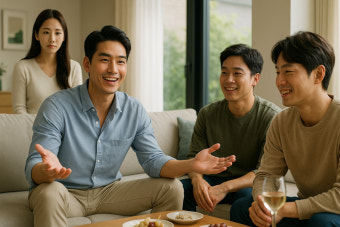 공동명의인 신혼집, 친구들한테 