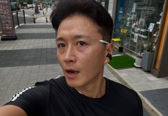 '갑상선암 수술' 받고 회복중인 진태현 