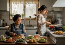 명절에 삼겹살이 뭐냐... 친정 음식 못한다며 흉보는 시모에 며느리 하소연