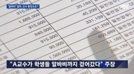 학생들 ‘원산폭격’시키고 알바비 뺏어간 연극과 교수
