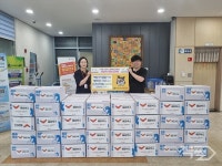 [포토 직썰] 해피기버 대구경북지부, 무태조야동 행정복지센터에 해피박스 100개 기탁