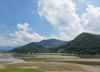 구례 구만제, 폭염·가뭄에 저수지 바닥 드러나