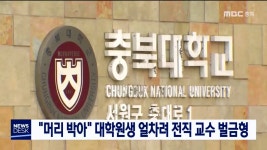 "머리 박아" 대학원생 얼차려 전직 교수 벌금형