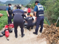 단양 영춘 남천계곡에서 20대 남성 물에 빠져 의식불명