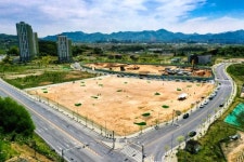 제천시 신월동 임시 파크골프장 개장