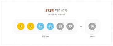 로또 873회 당첨번호, 1등 18억 대박…명당판매점은?