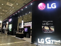 [포토] 월드 IT 쇼 2018, LG G7 ThinQ 만나로 오세요