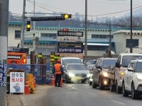 [포토뉴스]  진척없이 해 넘긴  하남시 초이동 상수도 공사