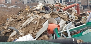 [현장고발] 인천 문학구역도시개발 건설폐기물 관리허술