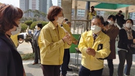 [포토뉴스] 유은혜 교육부장관-이재정 경기도교육감, 코로나19 학교현장 방문