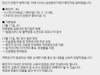 안산시 4번째 확진자… 광덕서로19 거주 67세 남성