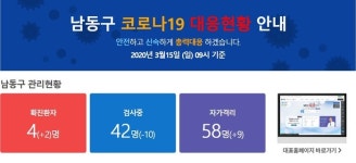 인천 남동구, 코로나19 3·4번째 확진자 연이어 발생