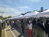 [포토] 20대 대통령 윤석열, 취임식 열리는 국회 앞마당