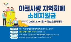 이천시, 경기이천사랑 지역화폐 1차 소비지원금 5억 원 지급