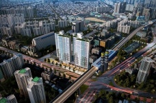 부산 연제구 거제동 거제역 양우내안애 아시아드 건설 중