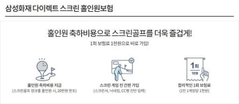 삼성화재 다이렉트 스크린홀인원보험 출시
