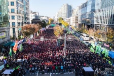 [포토] 양대노총, 서울 도심서 노동자대회 개최
