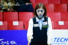 [구리 포켓볼당구] 김가영 7-6 벼랑 끝 신승 32강行... 톱랭커 가오멍 꺾은 한소예도 32강 진출