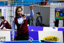 [구리 포켓볼당구] 김가영 7-6 벼랑 끝 신승 32강行... 톱랭커 가오멍 꺾은 한소예도 32강 진출