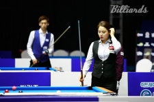 [BM포토] 아쉬운 준결승전 한국 포켓볼 당구의 가능성 보여준 박은지∙권호준