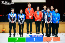 [BM포토] 2017 전국체전 포켓 9볼 혼성복식전 입상자... 우승 광주∙준우승 세종