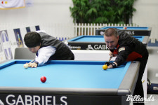 [BM포토] 역사적인 승부 조명우-쿠드롱의 라볼 당구월드컵 준결승전 뱅킹