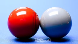 두께를 직접 눈으로 익히는 트레이닝 당구용품 트윈볼